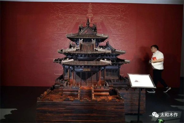 國際檔案日丨太和木作角樓模型展陳北京市檔案館 助力中軸線上文化遺產(chǎn)保護(hù)